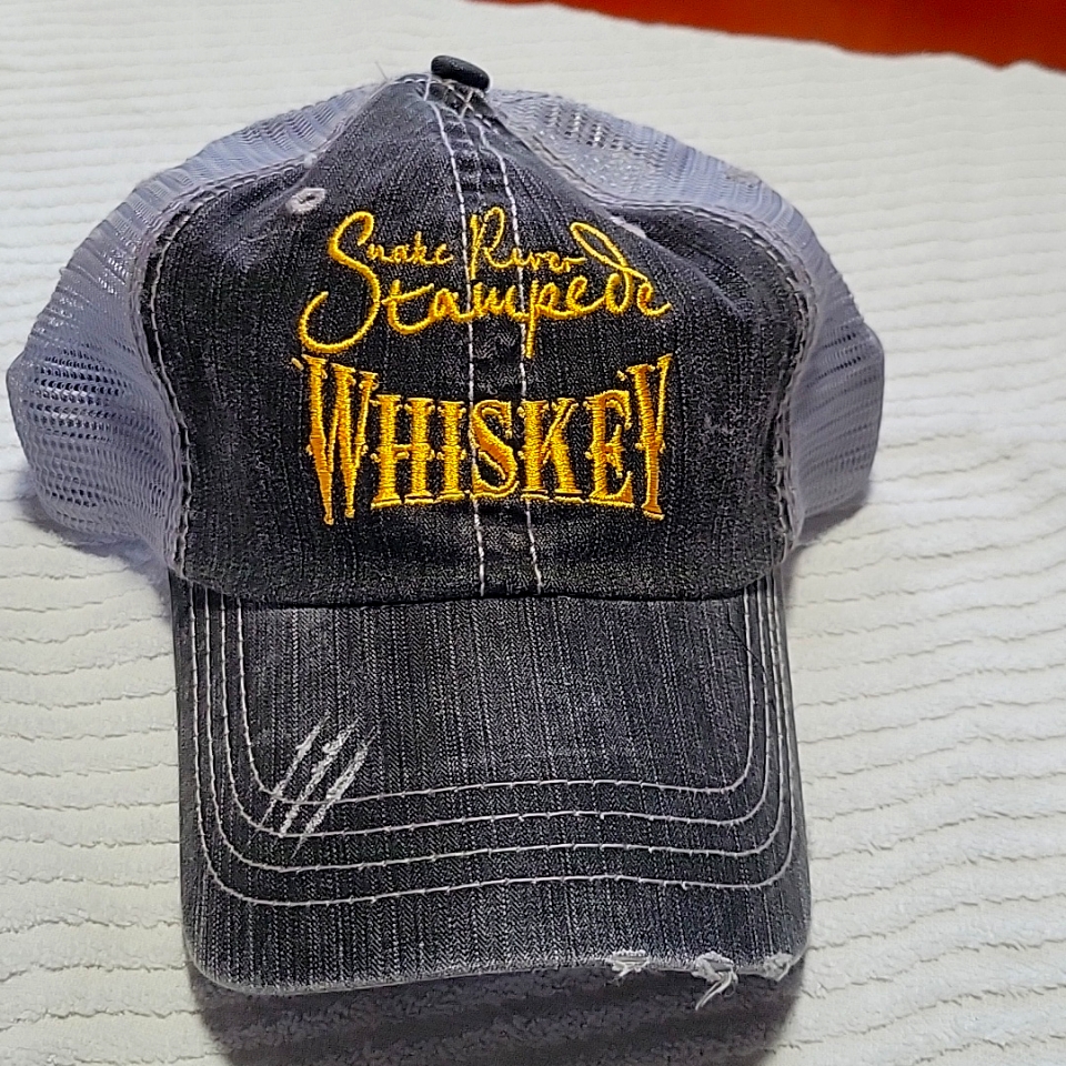 Gray Distressed Cap